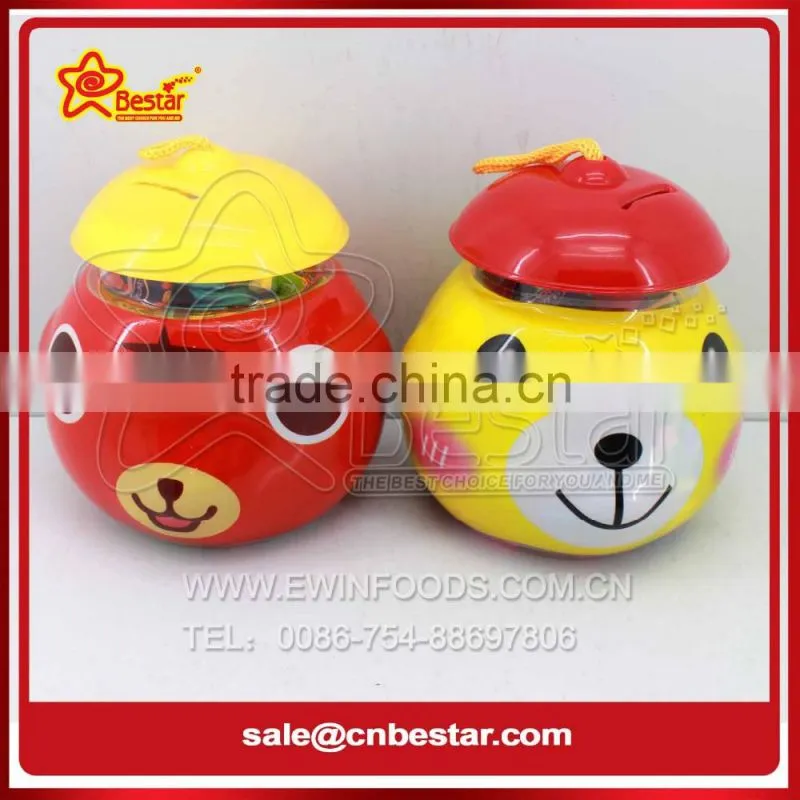 Bear Bottle Packing Bubble Gum with Tattoo