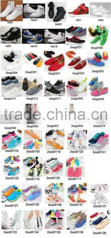 Various girls casual sneakers athletic fashion wedge flat mix