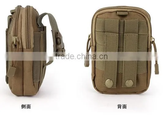 2016 mutifunctional Oxford camouflage outdoor sport running waist tool bag