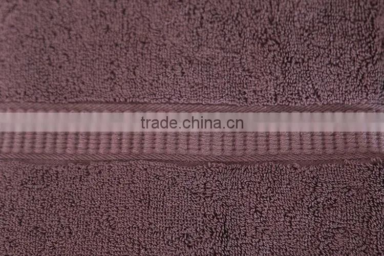 Easy care and soft square 100% ring spun combed cotton towel for bathroom