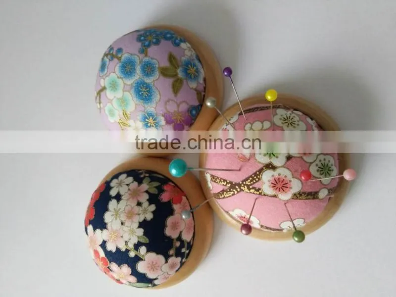 pin cushion with wooden base OEM service