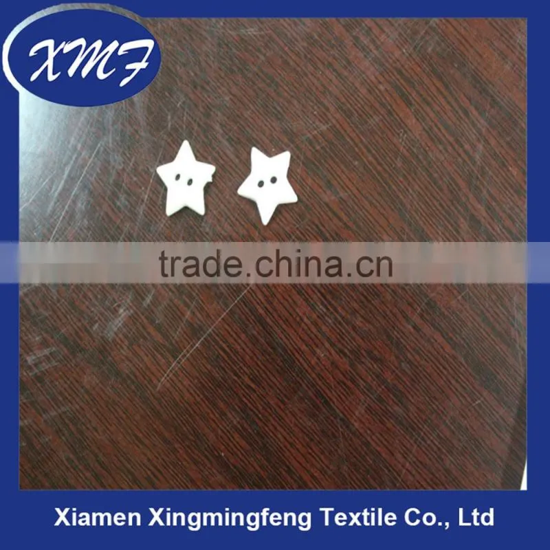 Hot sale star shaped resin button for decoration