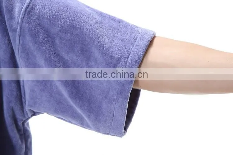 100% cotton beach hooded towel ponchos pattern for adult