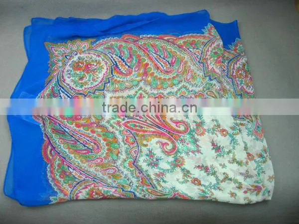 blue and yellow scarf cheap 2014 fashion scarf