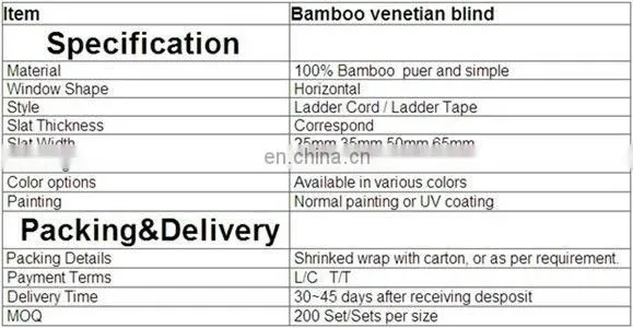 Graceful bamboo folding curtains