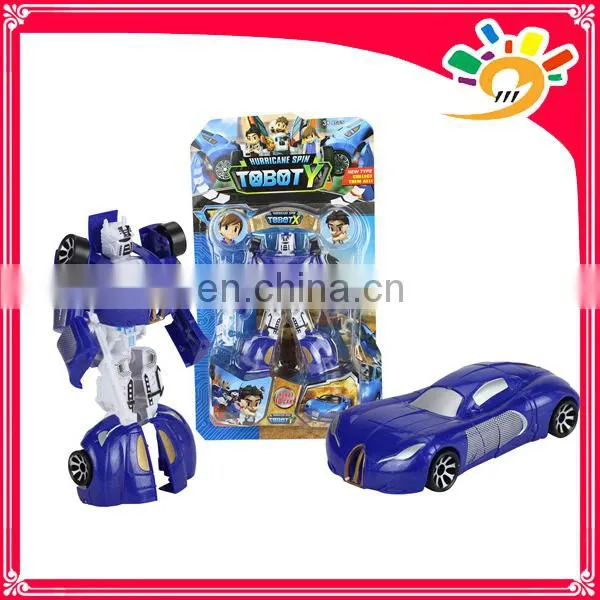 cheap car transform robot model toy plastic toy for kids