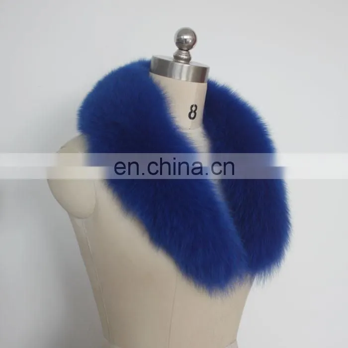 Wholesale Winter Warm Fashion Detachable Genuine Fox Fur Collar