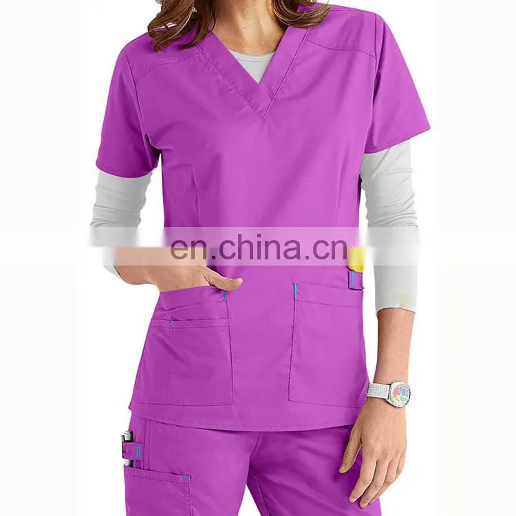 EXW Price Scrub Uniform Hospital Uniform Design