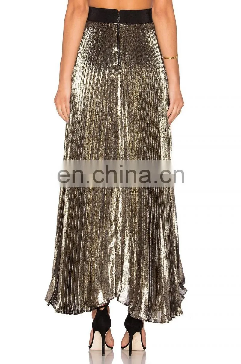Factory best selling women umbrella pleated long skirt