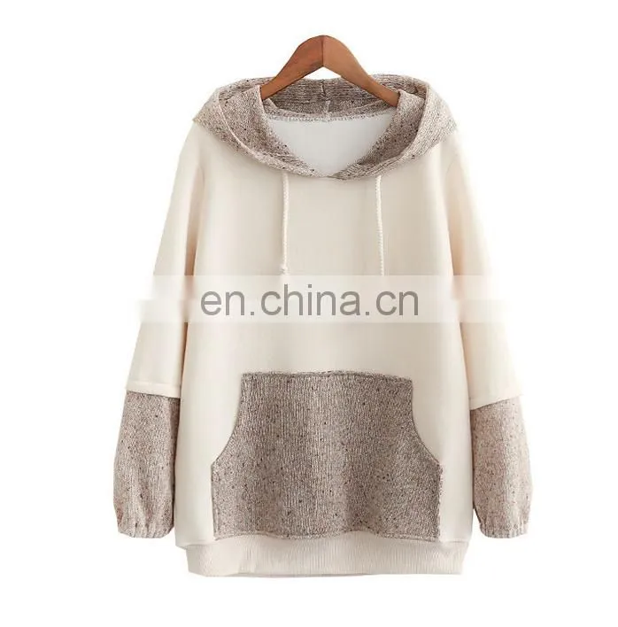 Alibaba Wholesale Woman Sweet & Fresh Casual Warm Sweatshirt Hoodie Girl Coat