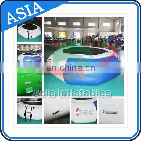 Funny Inflatable Aqua Jump Bungee Jump Water Trampoline