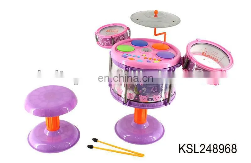 musical instruments plastic drum set