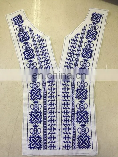 2016 Embroidered Neckline with Tassel For Garment Decorative