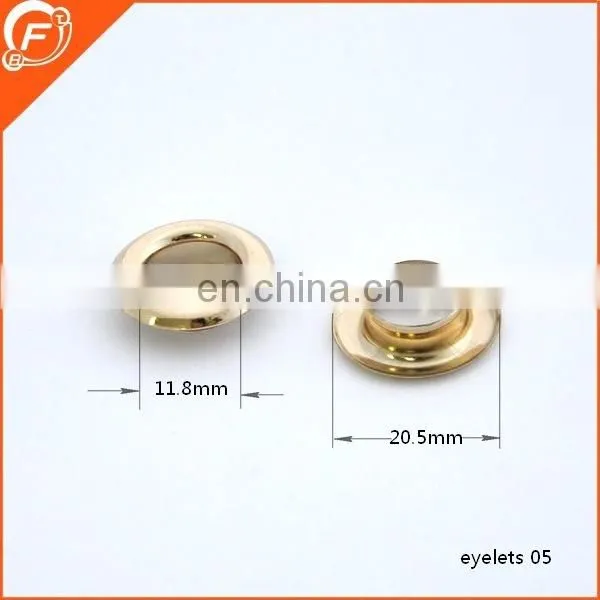 2015 new hot round brass eyelets for shoes, garment, handbags