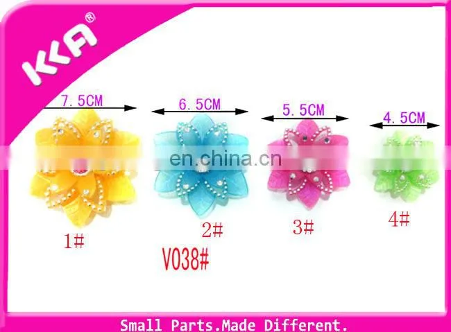 Fashionable New design plastic flower buckle for shoe