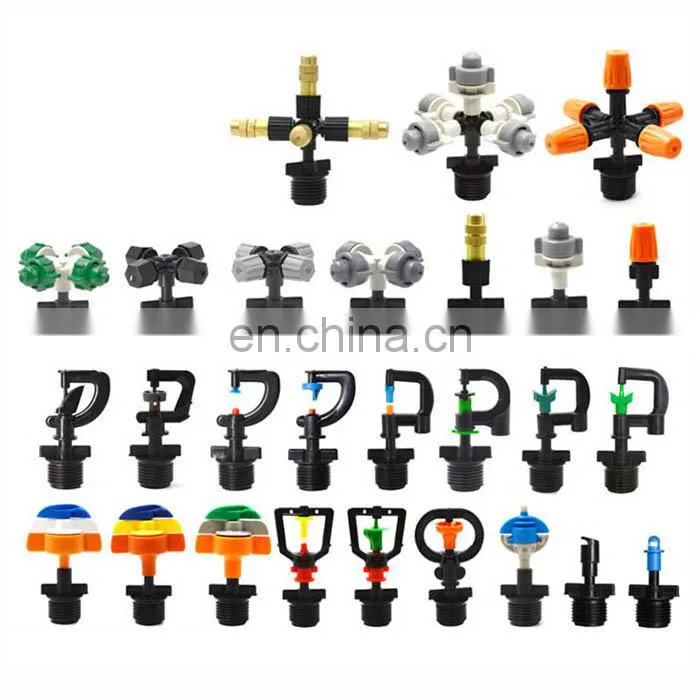 Plastic small automatic rotating garden irrigation G micro sprinkler head