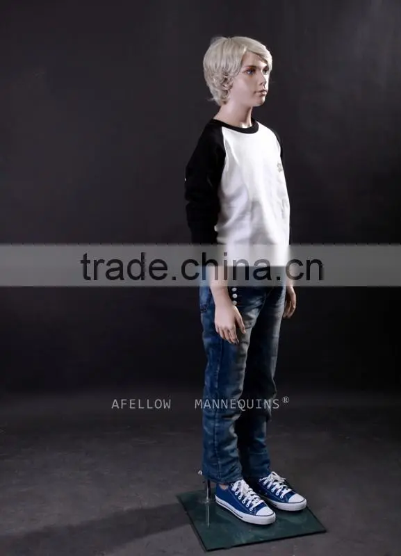 Fiberglass Children Mannequin Boys Mannequins Realist Kids Dummy Manikin SK05