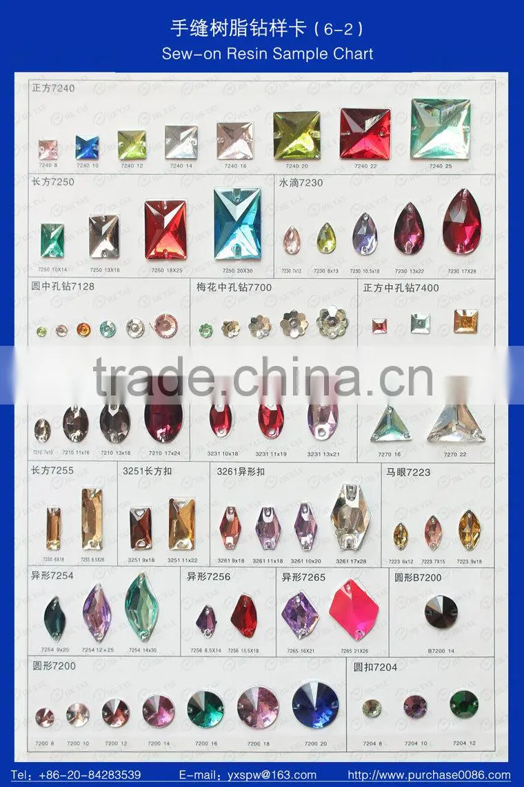 N-1112 Wholesale sew-on epoxy stone,sew-on resin epoxy beads,sew-on epoxy beads