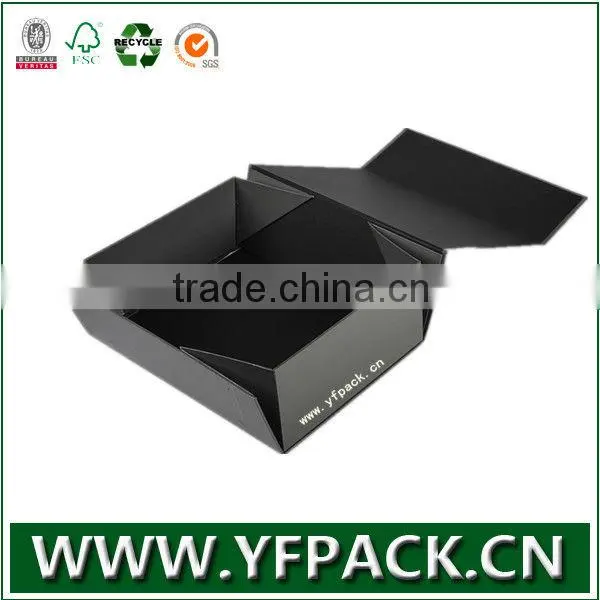 Decorative faux leather foldable storage boxes wholesale
