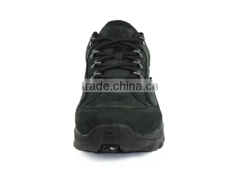High quality Low Cut Full-Grain Waterproof Nubuck Leather Mountain Hiking Shoe