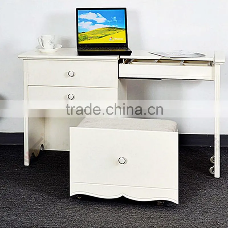 Multi-functional cabinet can change to beside table dresser or computer table