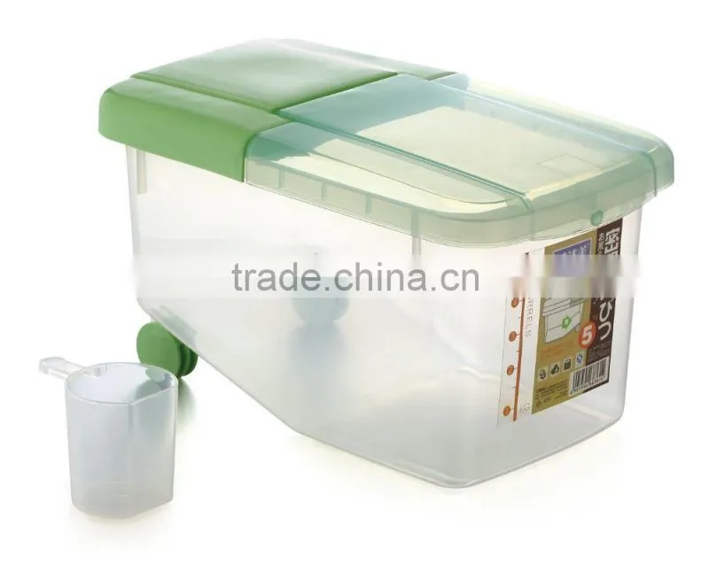 Plastic Rice Dry Food Container Rice Dispenser