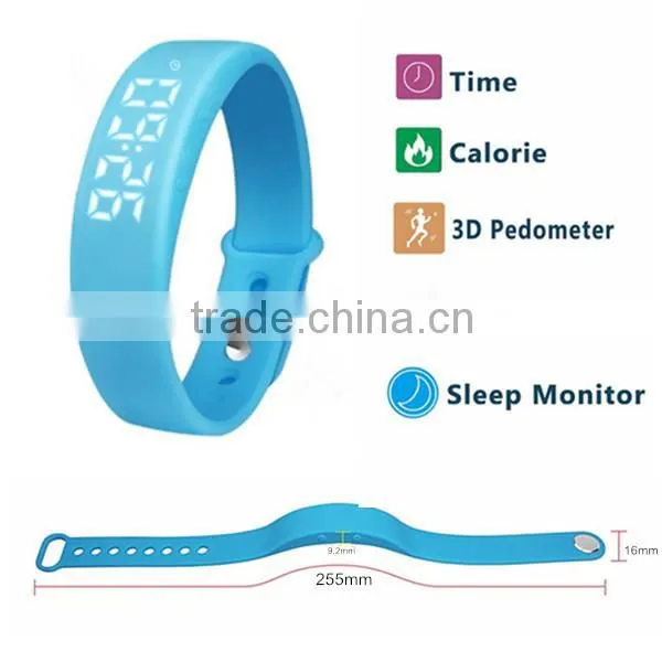 2015 Smart Bracelet Health Sleep Monitor Fitness Bracelet Smart Watch