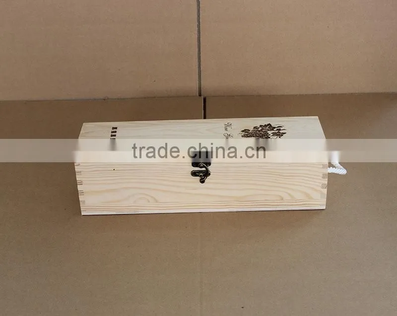 OEM custom design wooden wine packaging box