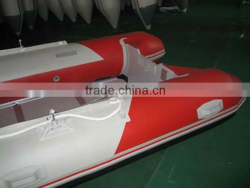 Hypalon/PVC CE Plywood floor 380 Foldable Inflatable Boats assist boat