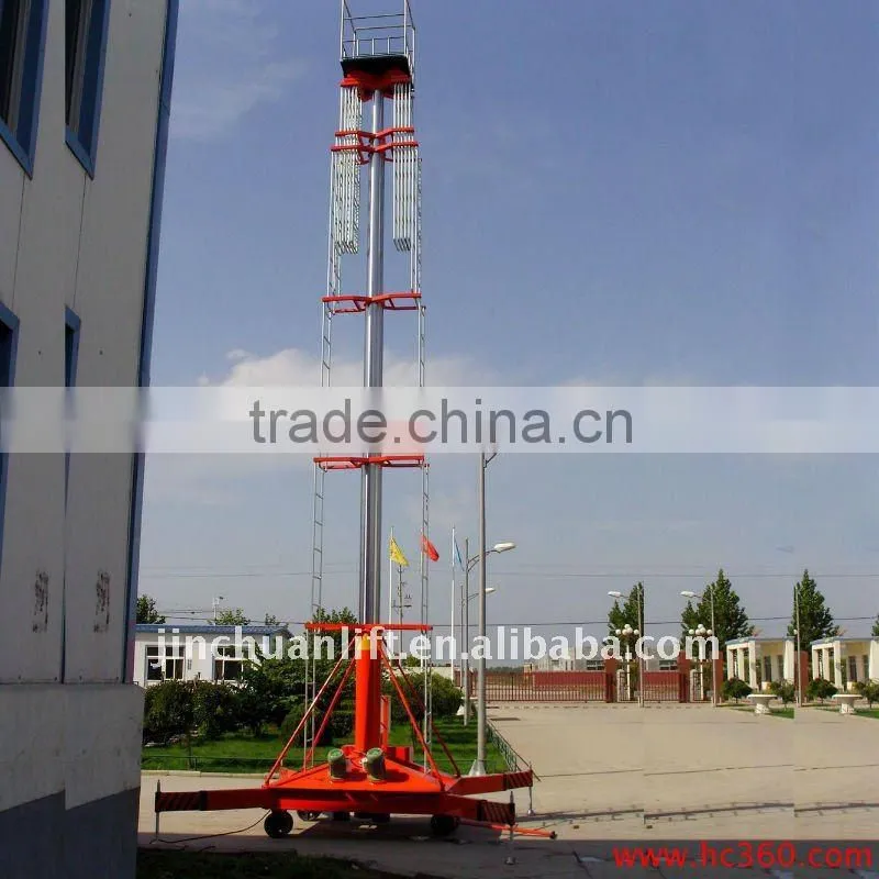 vehicular cylinder telescopic hydraulic lift