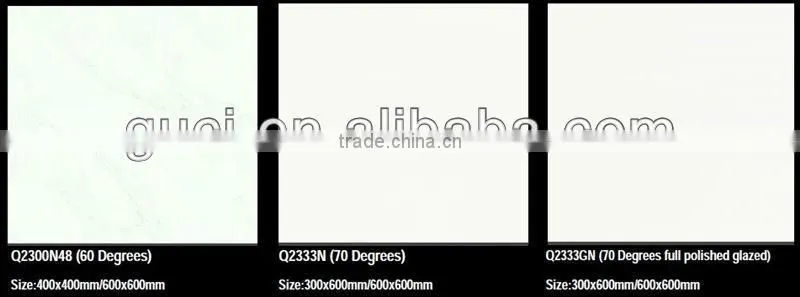 Nano white porcelain tile