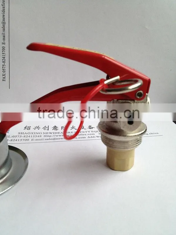 CE red handle fire extinguisher valve