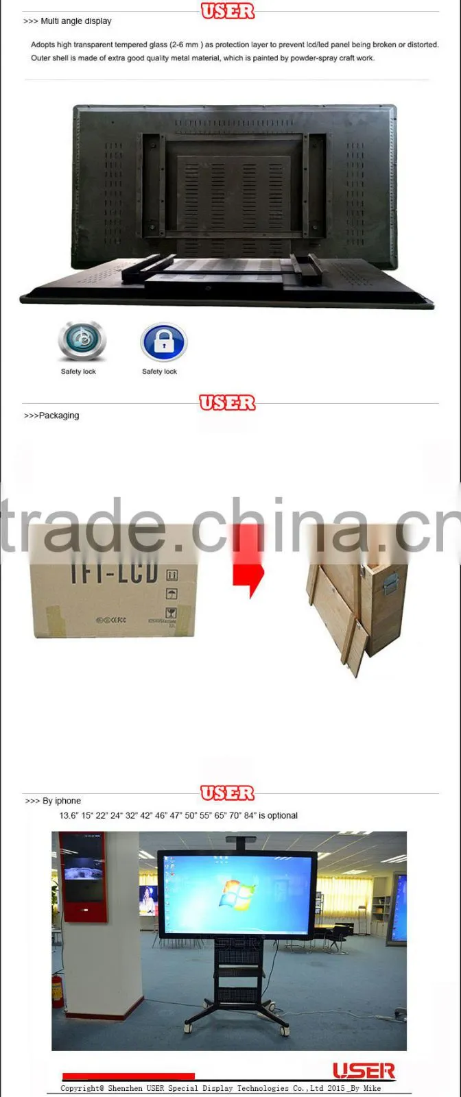 digital signage media player/ LCD Digital Signage