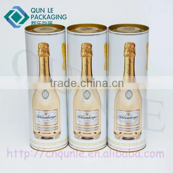 Luxury Customized Round Glass Bottle Paper Packaging