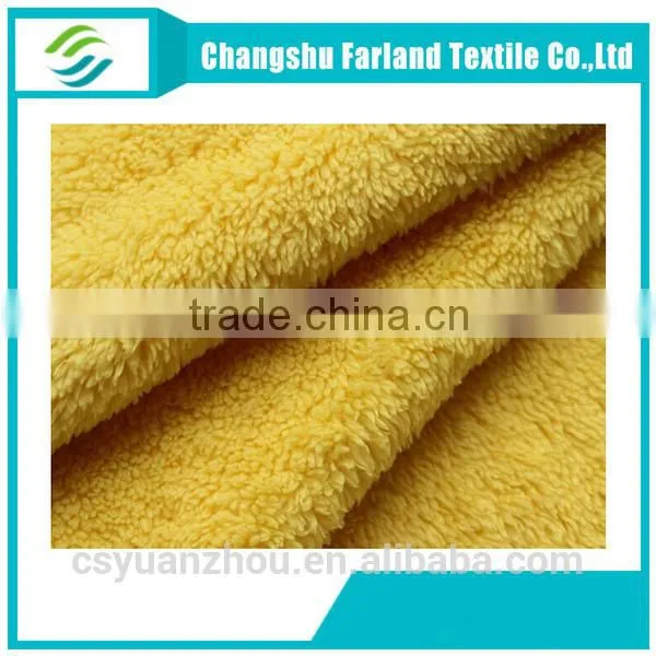 sherpa lining fabric shu velveteen plain alibaba china textile fabric