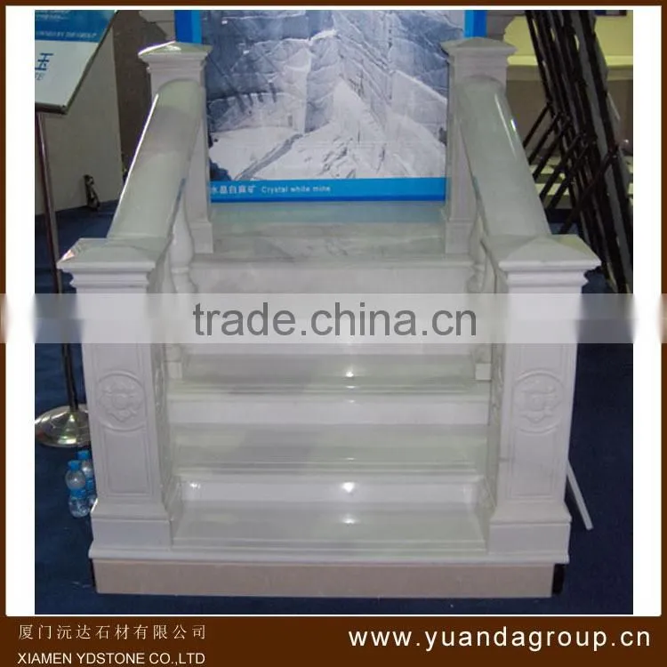Popular professional guangxi white marble stairs suppliers