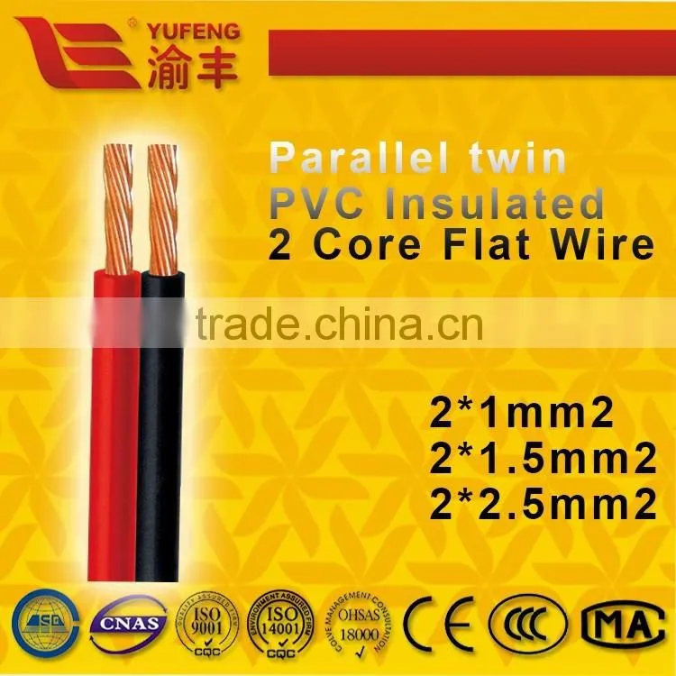 pure cooper PVC inculated CCC standard electric wire