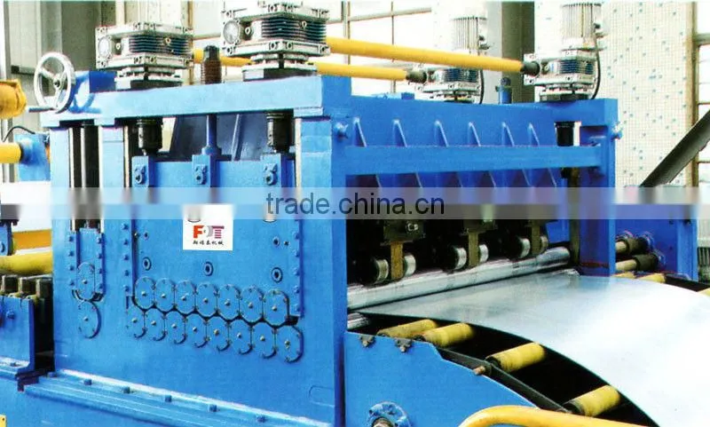 steel sheet leveling and cut to length line