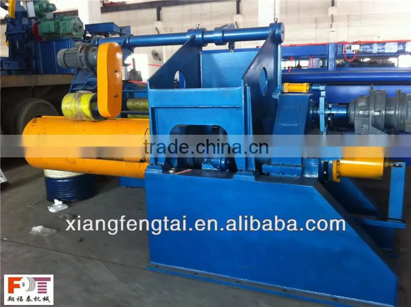 Steel coil decoiling machine