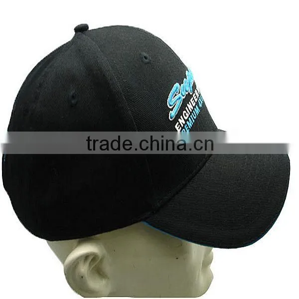 Custom unique 100%cotton baseball hat with metal patch