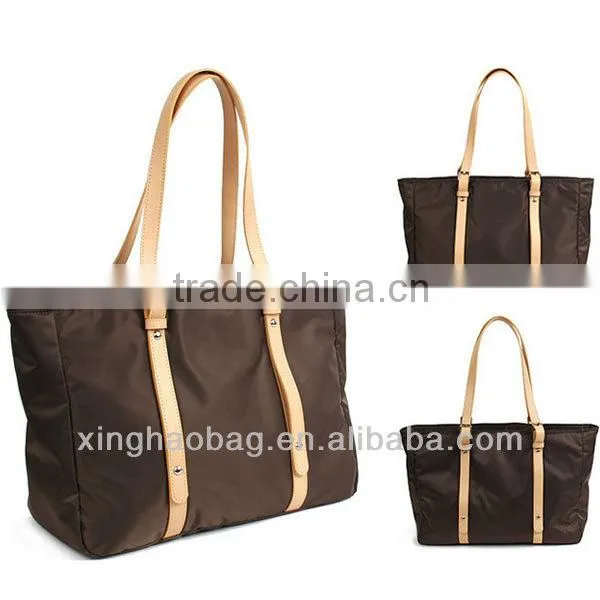 Guangzhou factory promotion cheap custom nylon tote bag