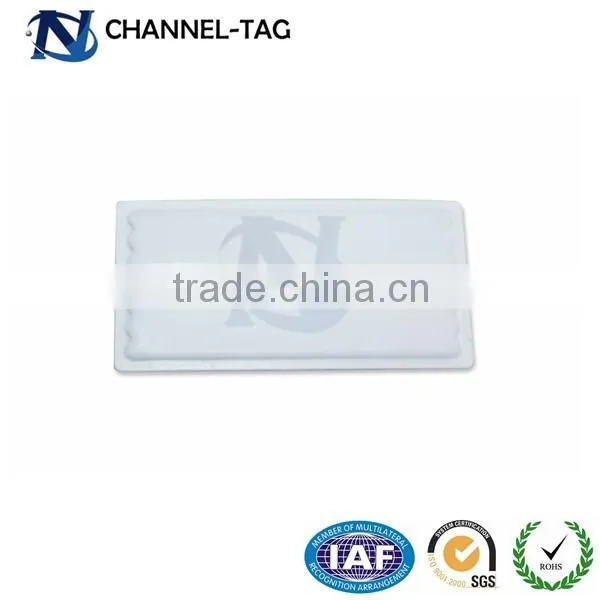 Best design channel tag 58KHz electronic alarm sticker dr alarm sticker for cosmetic anti theft