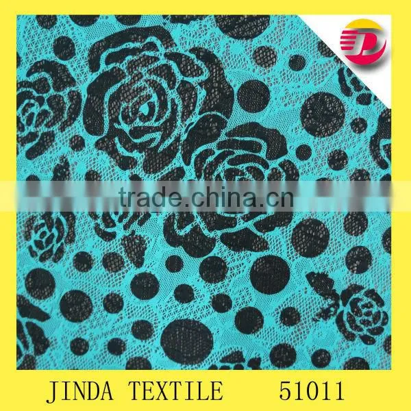 soft stretch lace fabric /print lace fabric for 2014 summer fashion dress