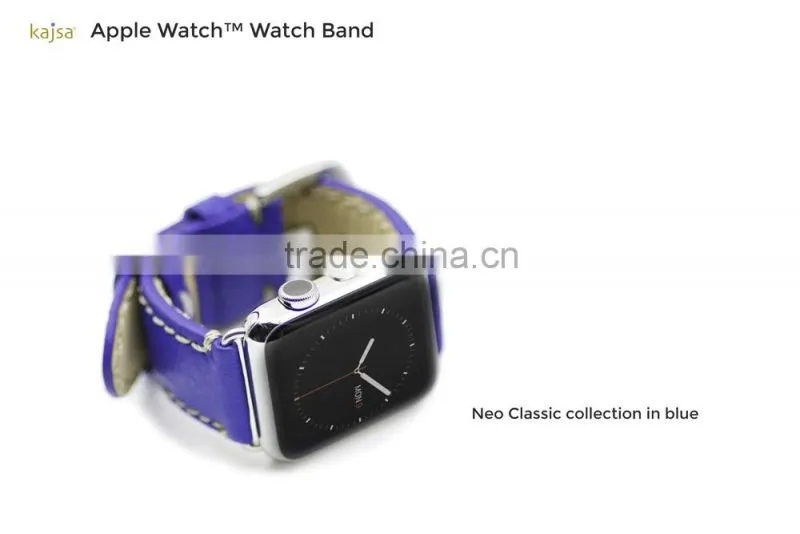 Original kajsa Neo Classic Collection Genuine Leather Watch Band Wrist Strap For 42MM Apple Watch MT-3967