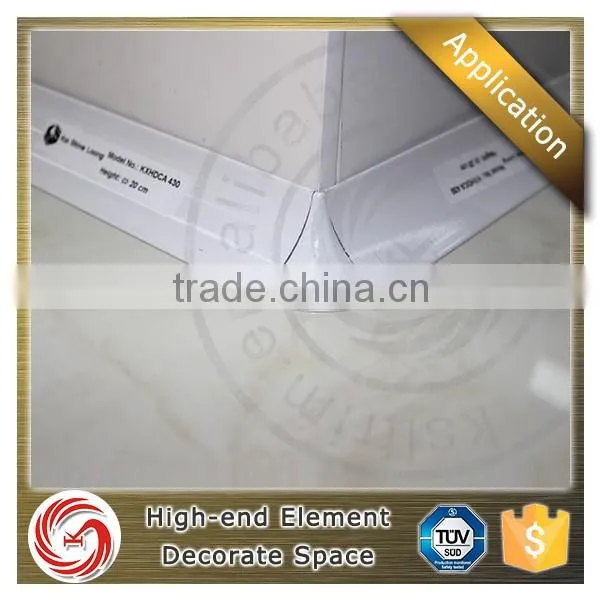 Floor corner Decorative metallic skirting baseboard