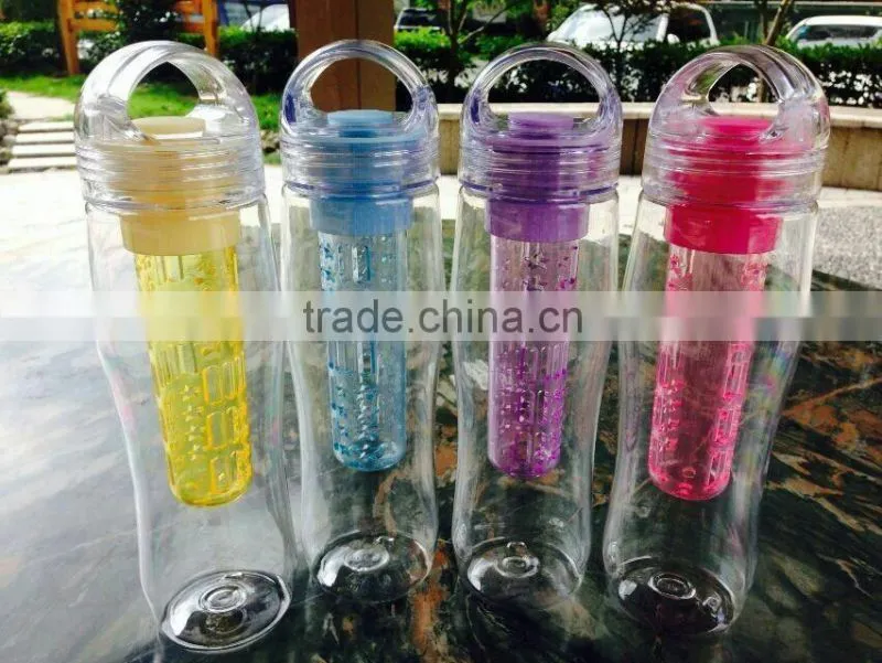 Colorful Tritan GYM drink bottle sport bottle portable bottle tea infuser bottle fruit juice water bottle