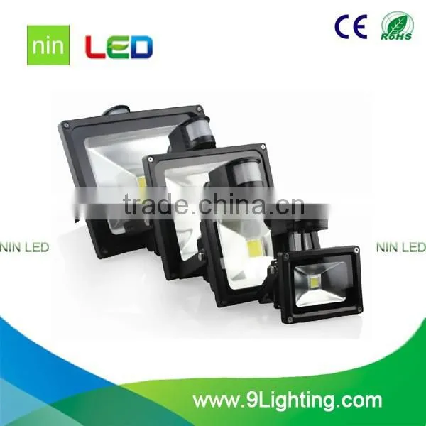 cheap outdoor 10w PIR led floodlight
