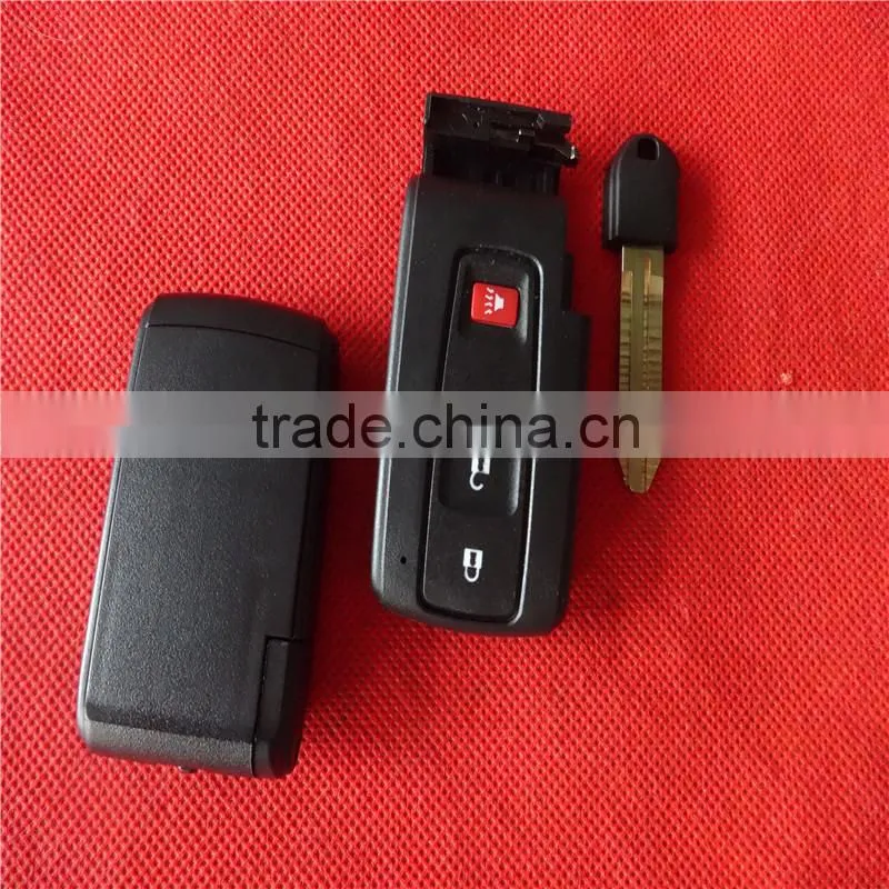 universal car remote key for toyota Prius 2 button smart key with emergency key blade