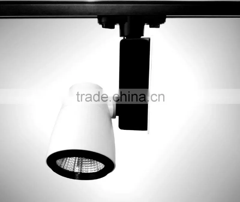 2016 NEW COB LED Track Light Dimmable 10-40W for Euro/US market