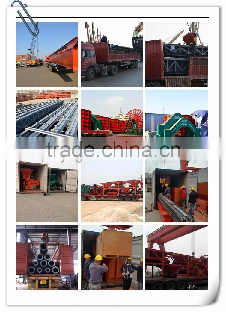 Africa standerd suspension roller type concrete pipe machine
